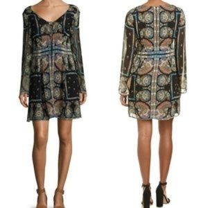 NEW Nanette Lepore floral boho silk dress